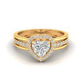 Centre Heart Diamond Ring