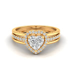 Centre Heart Diamond Ring