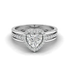Centre Heart Diamond Ring