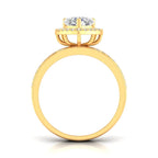 Centre Heart Diamond Ring