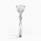 Twisted Vine Solitaire Ring