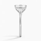 Symphony Tapered Baguette Three Stone Diamond Ring