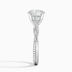 Petite Twisted Vine Diamond Ring
