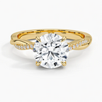 Petite Twisted Vine Diamond Ring
