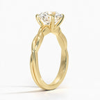 Twisted Vine Solitaire Ring