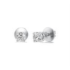 Luxury Spark Diamond Earrings – Fine Jewelry in Rose Gold