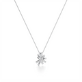 Elegant Loop Pendant – Stylish White Gold Statement Jewelry