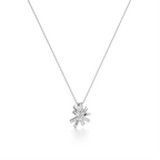 Elegant Loop Pendant – Stylish White Gold Statement Jewelry