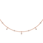 Minimal Heart Diamond Earrings – Dainty Rose Gold Fashion