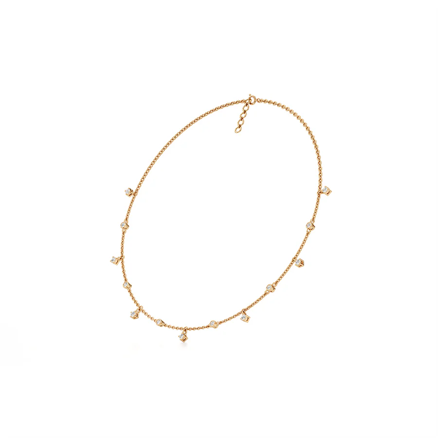 Minimal Heart Diamond Earrings – Dainty Rose Gold Fashion