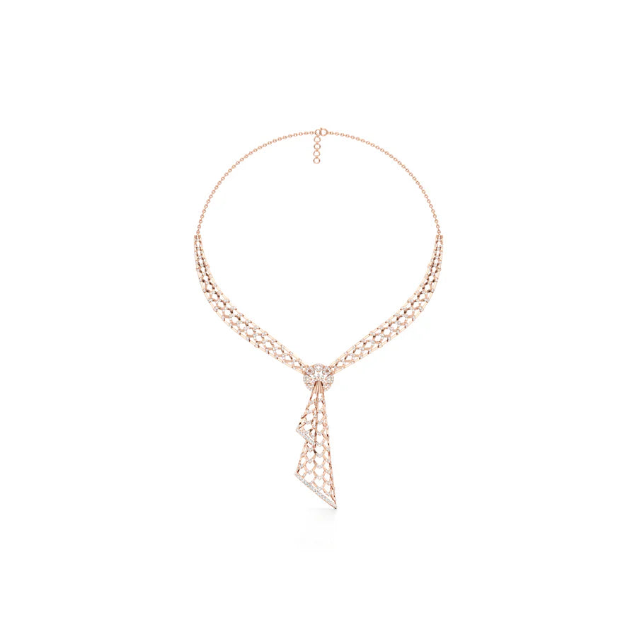 Modern Bloom Studs – Sleek Rose Gold with Certified Diamonds