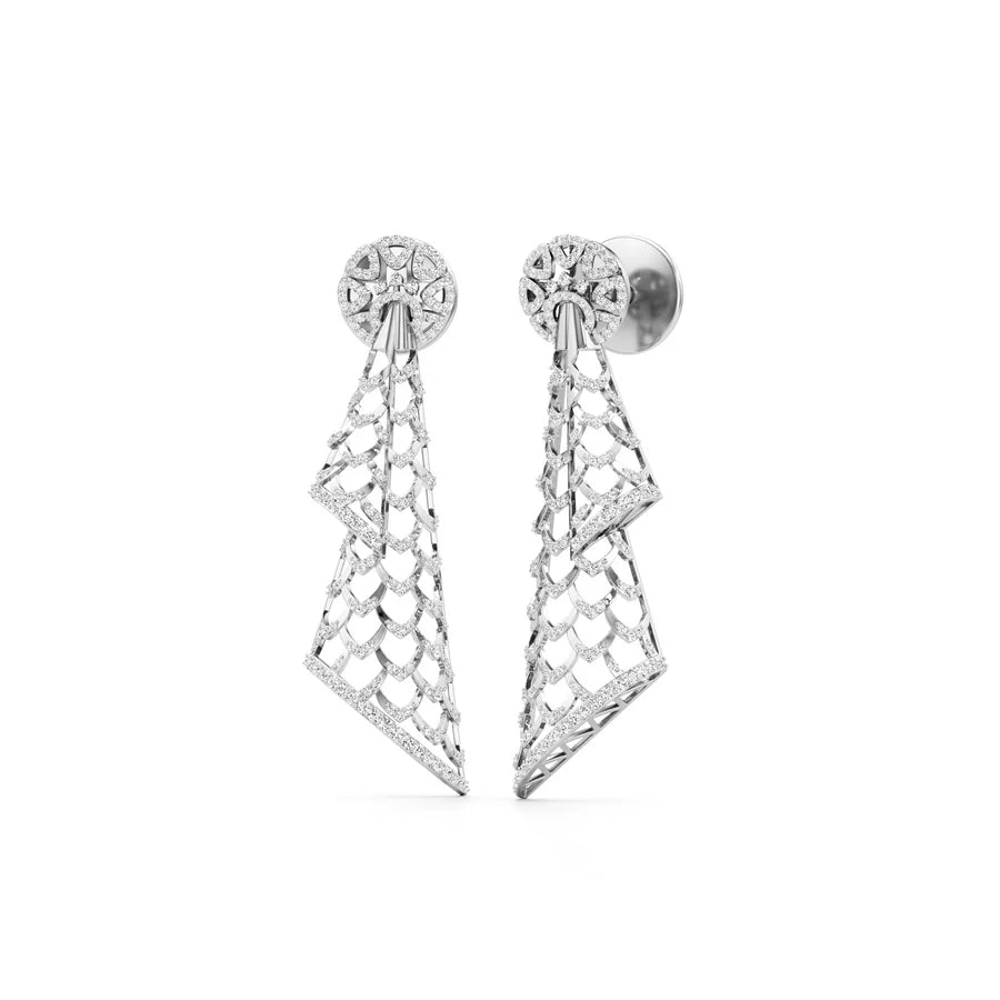 Modern Bloom Studs – Sleek Rose Gold with Certified Diamonds