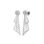 Modern Bloom Studs – Sleek Rose Gold with Certified Diamonds