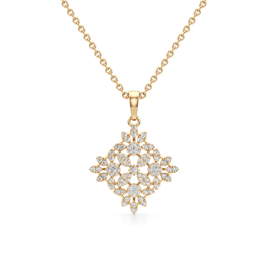 Luxury Spark Diamond Earrings – Fine Jewelry in Rose Gold