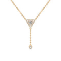 Classic Bloom Diamond Pendant – Elegant White Gold Necklace