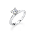 Princess Cut Diamond Gold Ring | Elegant Gold Engagement Ring