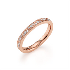 Luxury Spark Diamond Earrings – Fine Jewelry in Rose Gold