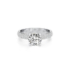Luxury Spark Diamond Earrings – Fine Jewelry in Rose Gold