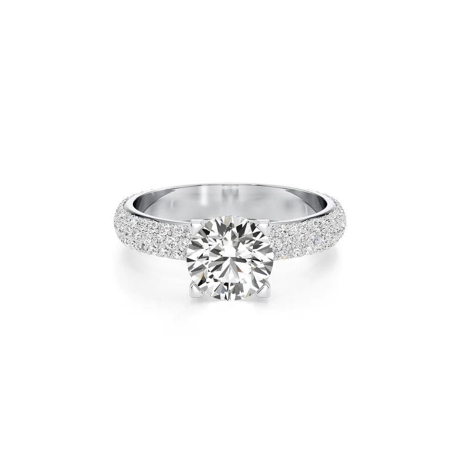 Luxury Spark Diamond Earrings – Fine Jewelry in Rose Gold