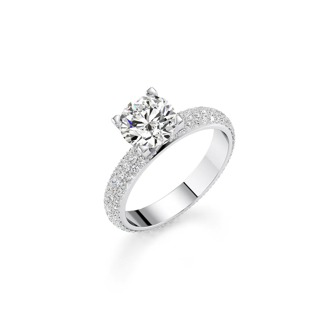 Luxury Spark Diamond Earrings – Fine Jewelry in Rose Gold