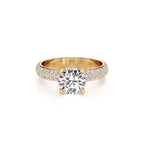 Luxury Spark Diamond Earrings – Fine Jewelry in Rose Gold