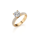 Luxury Spark Diamond Earrings – Fine Jewelry in Rose Gold