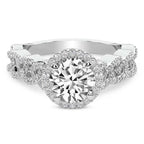 Imperiella Halo Celtic Knot Lab Diamond Ring $3,815 $5,968