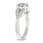 Nova Split Shank Vintage Lab Diamond Ring