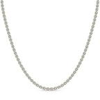 Lorel Emerald Lab Diamond Tennis Necklace