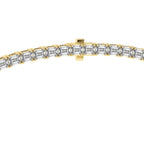 Lorel Emerald Lab Diamond Tennis Necklace
