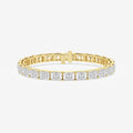 8-inch Radiant Lab-Grown Diamond Tennis Bracelet, 21 carats