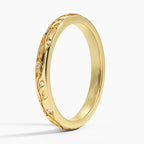 Verdure Engraved Diamond Ring