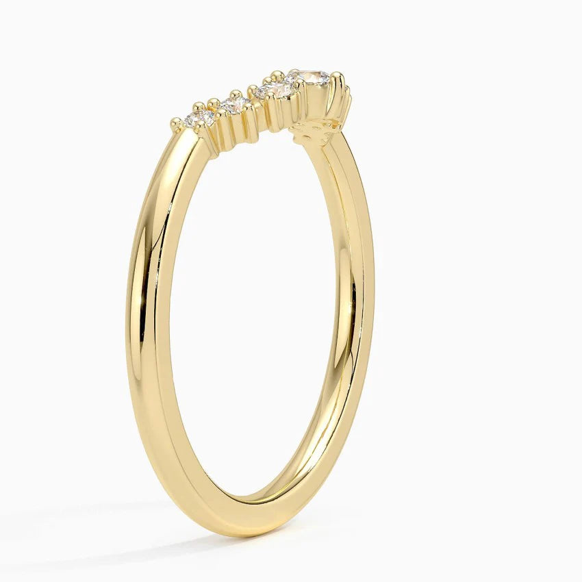 Aria Contoured Lab Diamond Ring