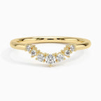 Aria Contoured Lab Diamond Ring