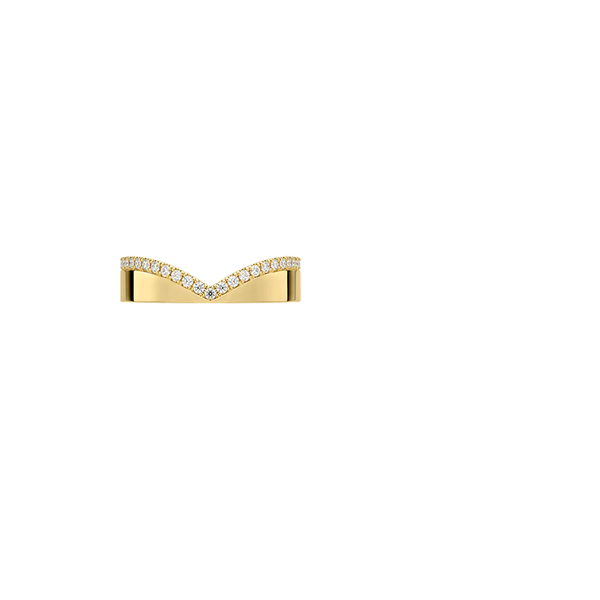 Kaia Contour Diamond Ring