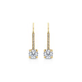 Chelsea Round Brilliant Leverback Earrings