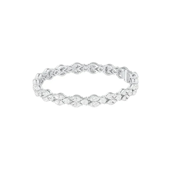 Rhythmic Perfection Diamond Tennis Bracelet