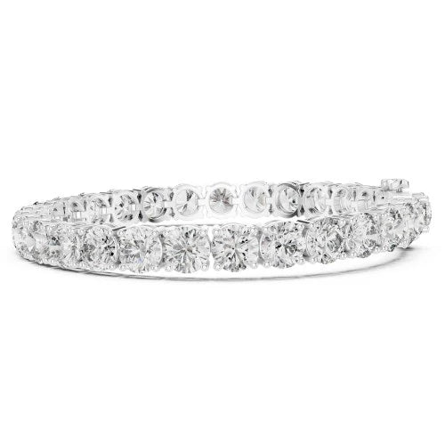Sparkling Round Cut Diamond Tennis Bracelet