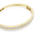 Round-Cut Diamond Bangle Bracelet