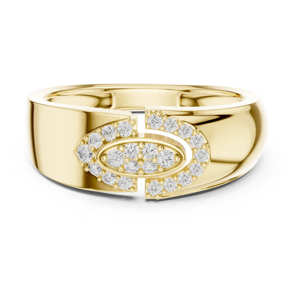 Eclipse Halo Diamond Ring