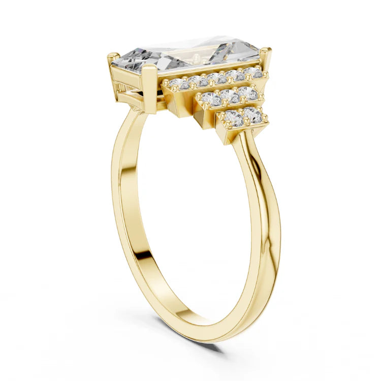 Art Deco Baguette Diamond Ring