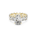 Radiant Oval Diamond Engagement & Eternity Ring