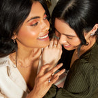 Minimal Heart Diamond Earrings – Dainty Rose Gold Fashion