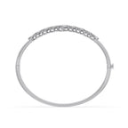 Baguette Diamond Bangle in Yellow Gold – Elegant & Stylish Bracelet