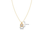 Cushion Halo Diamond Pendant Necklace – Classic Look in Gold, Rose Gold & Silver
