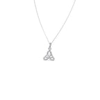 Trinity Knot Diamond Pendant Necklace – Yellow, Rose & White Gold Celtic Design | Trending Jewellery for Women