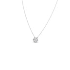 Hexagon Diamond Pendant Necklace – Geometric Gold Jewelry for Women