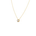 Hexagon Diamond Pendant Necklace – Geometric Gold Jewelry for Women