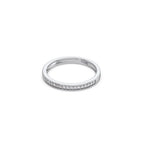 Elegant Diamond Eternity Band in Yellow Gold – Dainty & Stylish Ring