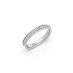 Classic Diamond Band Ring – Sleek Everyday Style in Yellow, Rose & White Gold | Perfect for Office, Travel & Casual Wear
